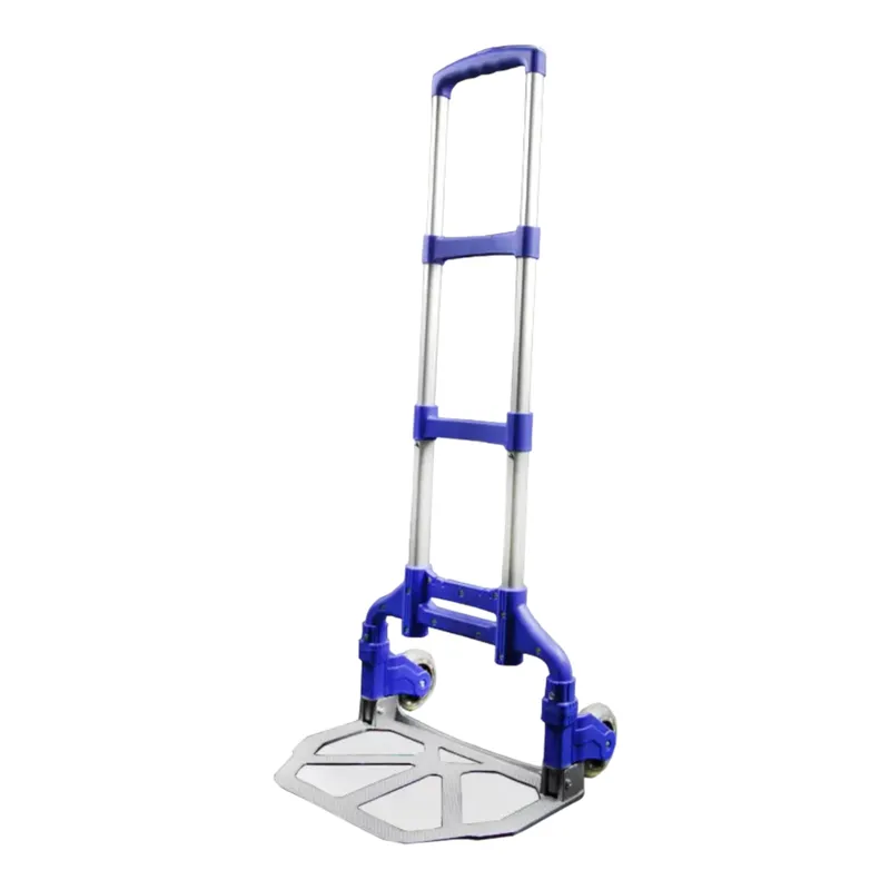 Carretilla de Mano para Transportar Materiales - Plegable y Fácil Transporte 100x40 cm - Plegada: 63x39cm - Sube Escaleras Fácil Carretilla de Mano Portátil Plegable Carro Ligero Aluminio Equipaje Hogar Almacén Jardín Oficina (CA002 608 2590 MEGA)
