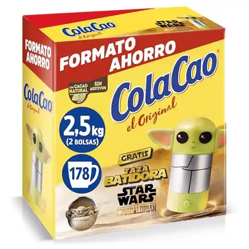 2.5Kg Cola Cao Original + Batidora Star Wars