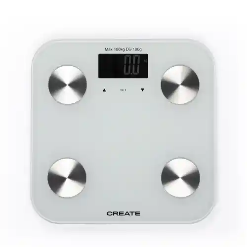 Báscula inteligente de Baño - 7 parámetros biocorporales - CREATE BALANCE BODY BIO