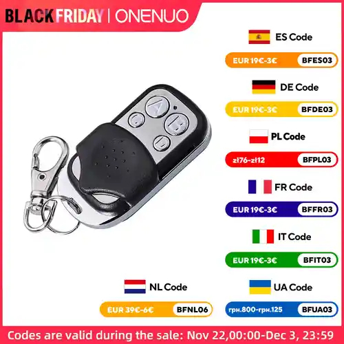 Mando de garaje universal