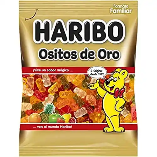 250g de golosinas Ositos de Oro Haribo