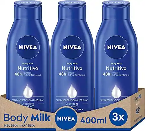 Pack 3x400 ml Crema hidratante Nivea Body Milk