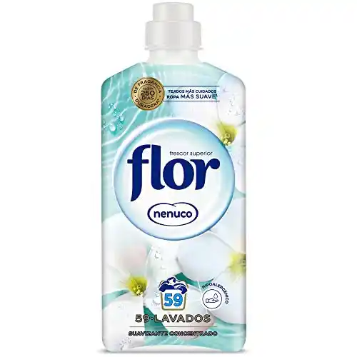PROMO 3x2! Pack 3 botes de 59 lavados Suavizante ropa Flor Nenuco