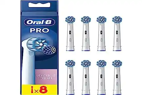 Pack 8 cabezales originales Oral-B Pro Sensitive Clean