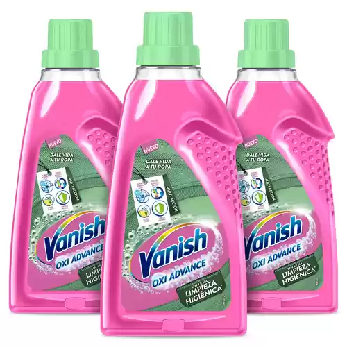 Vanish Oxi Advance Higiene - Quitamanchas multibeneficio para la ropa, limpieza higiénica, elimina olores y potenciador del lavado, en polvo, sin lejía - 1,5kg (3x500 gr)