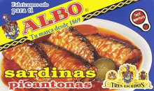 Albo Sardinas Picantonas, 85g