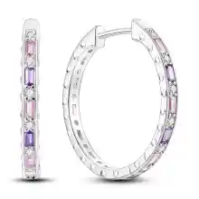 Pendientes de aro de plata esterlina (varios modelos a elegir) por 3.19€ + ENVIO GRATIS HOY