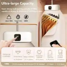 Secador de ropa eléctrico plegable para el hogar